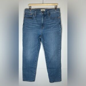 Madewell “The Perfect Vintage Jeans” Light Blue Ankle Jeans. Size 31